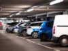 Parkende Autos im Parkhaus in Remscheid